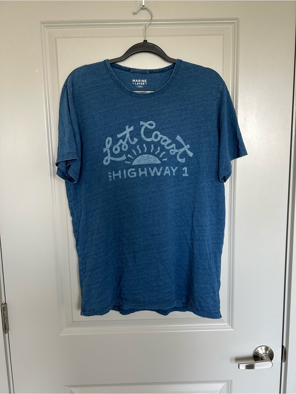 Marine Layer Blue 'Lost Coast' Short-Sleeve Graphic Tee